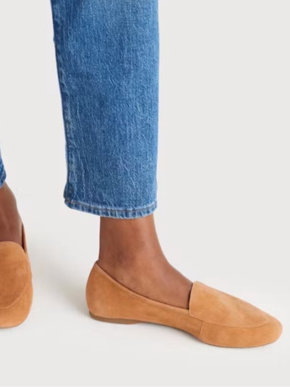 BIRDIES Suede Vesper Loafers-Flats